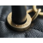 CHANEL 𝑪𝒐𝑪𝒐 𝒉𝒂𝒏𝒅𝒍𝒆 New Cowhide Handle Medium Black Gold