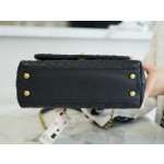 CHANEL 𝐂𝐨𝐂𝐨 𝐇𝐚𝐧𝐝𝐥𝐞 bag Lizard skin handle small black