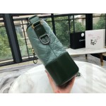 𝗖𝗵𝗮𝗻𝗲𝗹 𝗚𝗮𝗯𝗿𝗶𝗲𝗹𝗲❥ classic stray bag Italy 🇮🇹 "Montebello" original cowhide：Medium Cuba Green