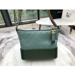 𝗖𝗵𝗮𝗻𝗲𝗹 𝗚𝗮𝗯𝗿𝗶𝗲𝗹𝗲❥ classic stray bag Italy 🇮🇹 "Montebello" original cowhide：Medium Cuba Green