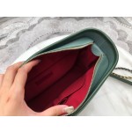 𝗖𝗵𝗮𝗻𝗲𝗹 𝗚𝗮𝗯𝗿𝗶𝗲𝗹𝗲❥ classic stray bag Italy 🇮🇹 "Montebello" original cowhide：Medium Cuba Green