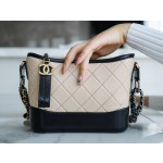 𝗖𝗵𝗮𝗻𝗲𝗹𝗚𝗮𝗯𝗿𝗶𝗲𝗹𝗲❥⼵ Classic Stray Bag Italy 🇮🇹 Montebello original cowhide: small apricot black