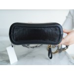 𝗖𝗵𝗮𝗻𝗲𝗹𝗚𝗮𝗯𝗿𝗶𝗲𝗹𝗲❥⼵ Classic Stray Bag Italy 🇮🇹 Montebello original cowhide: small apricot black