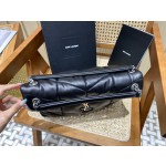 SAINT LAURENT #𝙇𝙤𝙪𝙇𝙤𝙪 𝙥𝙪𝙛𝙛𝙚𝙧#57747 (large silver buckle)