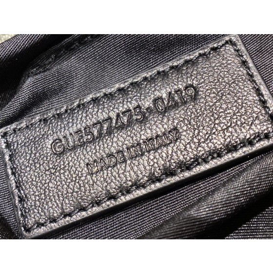 SAINT LAURENT #𝙇𝙤𝙪𝙇𝙤𝙪 𝙥𝙪𝙛𝙛𝙚𝙧#57747 (large silver buckle)