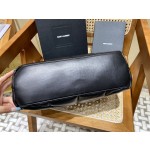 SAINT LAURENT #𝙇𝙤𝙪𝙇𝙤𝙪 𝙥𝙪𝙛𝙛𝙚𝙧#57747(large gold buckle)