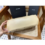 SAINT LAURENT #𝙇𝙤𝙪𝙇𝙤𝙪 𝙥𝙪𝙛𝙛𝙚𝙧#57747(large gold buckle)