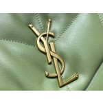 SAINT LAURENT #𝙇𝙤𝙪𝙇𝙤𝙪 𝙥𝙪𝙛𝙛𝙚𝙧#57747(large gold buckle)