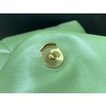 SAINT LAURENT #𝙇𝙤𝙪𝙇𝙤𝙪 𝙥𝙪𝙛𝙛𝙚𝙧#57747(large gold buckle)