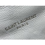 SAINT LAURENT #𝙇𝙤𝙪𝙇𝙤𝙪 𝙥𝙪𝙛𝙛𝙚𝙧LOULOU PUFFER Mini Quilted Lambskin Bag #620333Original Leather
