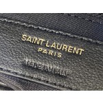 SAINT LAURENT #𝙇𝙤𝙪𝙇𝙤𝙪 𝙥𝙪𝙛𝙛𝙚𝙧LOULOU PUFFER Mini Quilted Lambskin Bag #620333Original Leather