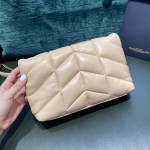 SAINT LAURENT #𝙇𝙤𝙪𝙇𝙤𝙪 𝙥𝙪𝙛𝙛𝙚𝙧LOULOU PUFFER Mini Quilted Lambskin Bag #620333Original Leather