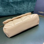 SAINT LAURENT #𝙇𝙤𝙪𝙇𝙤𝙪 𝙥𝙪𝙛𝙛𝙚𝙧LOULOU PUFFER Mini Quilted Lambskin Bag #620333Original Leather