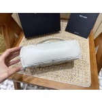 SAINT LAURENT #𝙇𝙤𝙪𝙇𝙤𝙪 𝙥𝙪𝙛𝙛𝙚𝙧LOULOU PUFFER Mini Quilted Lambskin Bag #620333Original Leather