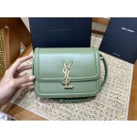 SAINT LAURENT 𝑺𝑶𝑳𝑭𝑬𝑹𝑰𝑵𝑶 𝑩𝑶𝑿 🎐.「avocado green」#：634306