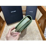 SAINT LAURENT 𝑺𝑶𝑳𝑭𝑬𝑹𝑰𝑵𝑶 𝑩𝑶𝑿 🎐.「avocado green」#：634306