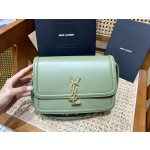 SAINT LAURENT 𝑺𝑶𝑳𝑭𝑬𝑹𝑰𝑵𝑶 𝑩𝑶𝑿 🎐.「avocado green」#634305.JD