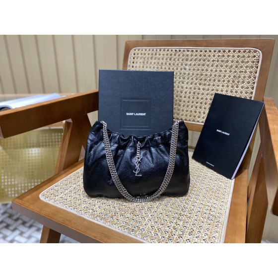 SAINT LAURENT ▪️ 𝗠𝗶𝗻𝗶 𝗹𝗲𝗮𝘁𝗵𝗲𝗿 𝘀𝗵𝗼𝘂𝗹𝗱𝗲𝗿 𝗯𝗮𝗴▪️681632original leather