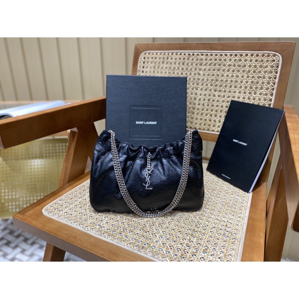 SAINT LAURENT ▪️ 𝗠𝗶𝗻𝗶 𝗹𝗲𝗮𝘁𝗵𝗲𝗿 𝘀𝗵𝗼𝘂𝗹𝗱𝗲𝗿 𝗯𝗮𝗴▪️681632original leather