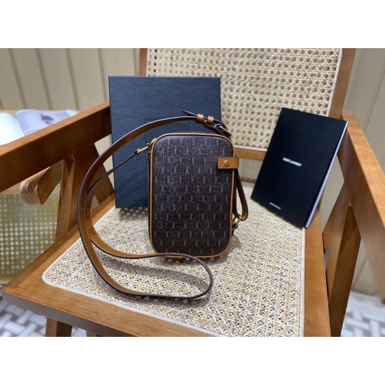 SAINT LAURENT ▪️𝗟𝗘 𝗠𝗢𝗡𝗢𝗚𝗥𝗔𝗠𝗠𝗘▪️685534original leather