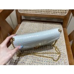 SAINT LAURENT ▪️𝑪𝒂𝒔𝒔𝒂𝒏𝒅𝒓𝒂▪️532750 original crocodile pattern.