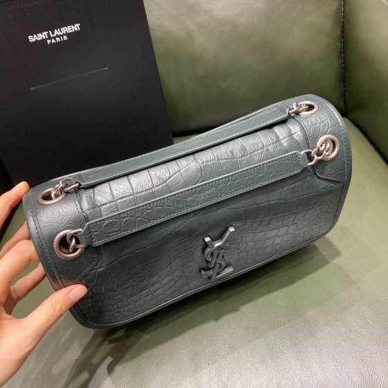 SAINT LAURENT 𝒏𝒊𝒌𝒊 𝒎𝒆𝒅𝒊𝒖𝒎 𝟮𝟴𝒄𝒎 #633158original E.jd