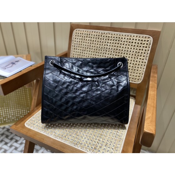 SAINT LAURENT 𝑵𝒊𝒌𝒊 𝒔𝒉𝒐𝒑𝒑𝒊𝒏𝒈 𝒃𝒂𝒈 #577999original leather.JD