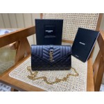 SAINT LAURENT 𝙈𝙊𝙉𝙊𝙂𝙍𝘼𝙈 𝙈𝙄𝙓 𝙈𝘼𝙏𝙀𝙇𝘼𝙎𝙎É #620280 original leather