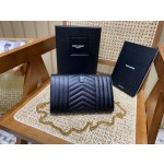 SAINT LAURENT 𝙈𝙊𝙉𝙊𝙂𝙍𝘼𝙈 𝙈𝙄𝙓 𝙈𝘼𝙏𝙀𝙇𝘼𝙎𝙎É #620280 original leather