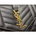 SAINT LAURENT 𝙈𝙊𝙉𝙊𝙂𝙍𝘼𝙈 𝙈𝙄𝙓 𝙈𝘼𝙏𝙀𝙇𝘼𝙎𝙎É #620280 original leather