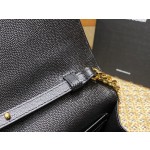 SAINT LAURENT 𝙈𝙊𝙉𝙊𝙂𝙍𝘼𝙈 𝙈𝙄𝙓 𝙈𝘼𝙏𝙀𝙇𝘼𝙎𝙎É #620280 original leather