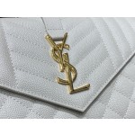 SAINT LAURENT 𝙈𝙊𝙉𝙊𝙂𝙍𝘼𝙈 𝙈𝙄𝙓 𝙈𝘼𝙏𝙀𝙇𝘼𝙎𝙎É #620280 original leather