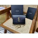 SSAINT LAURENT 𝐊𝐚𝐭𝐞 𝐛𝐨𝐱 𝐛𝐚𝐠 #593122original leather.JD