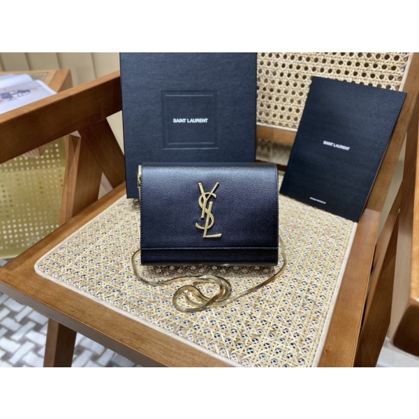 SSAINT LAURENT 𝐊𝐚𝐭𝐞 𝐛𝐨𝐱 𝐛𝐚𝐠 #593122original leather.JD