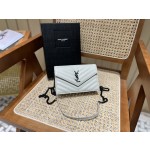 SAINT LAURENT 𝐖𝐨𝐜 𝟭𝟵𝐜𝐦 #393953 original leather.JD