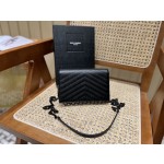 SAINT LAURENT 𝐖𝐨𝐜 𝟭𝟵𝐜𝐦 #393953 original leather.JD