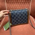 GUCCI 𝙂𝙐𝘾𝘾𝙄 𝘿𝙀𝙉𝙄𝙈 Denim Series Denim Dionysus Trumpet 20 # 421970