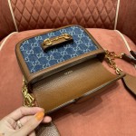 GUCCI Mini sac GG Horsebit saddle bag #658574#