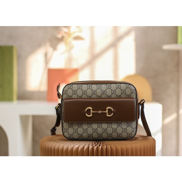 GUCCI 𝙃𝙤𝙧𝙨𝙚𝙗𝙞𝙩 𝟭𝟵𝟱𝟱 horsebit shoulder bag #645454#