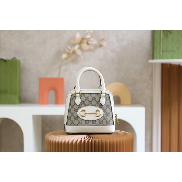 GUCCI 𝟭 𝟵 𝟱 𝟱 horsebit buckle series new member [𝐌𝐢𝐧𝐢 small shell] genuine leather #640716