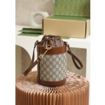 GUCCI 𝟭 𝟵 𝟱 𝟱 Horsebit buckle series bucket bag #637115