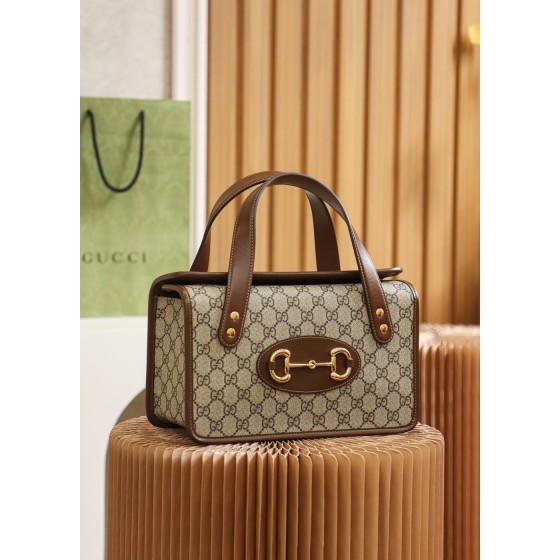 GUCCI 𝐇𝐨𝐫𝐬𝐞𝐛𝐢𝐭 ❶❾❺❺Original leather horsebit small square bag #627323