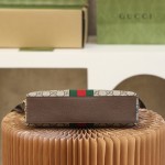 GUCCI upgraded version 𝐎𝐩𝐡𝐢𝐝𝐚 𝐆𝐆 small shell original leather #499621