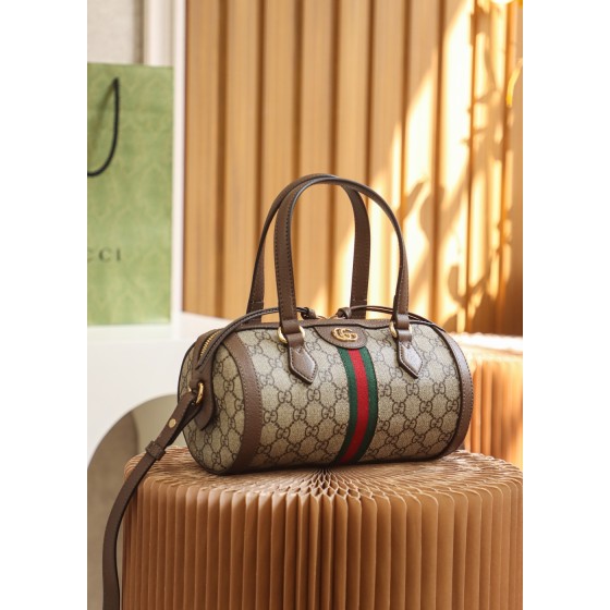 GUCCI 𝙊𝙥𝙝𝙞𝙙𝙞𝙖 series 𝙂𝙂 Boston_genuine leather #602577