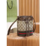 GUCCI 𝐎𝐩𝐡𝐢𝐝𝐚 𝐆𝐆 𝐌𝐢𝐧𝐢 small bucket bag #550620