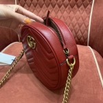 GUCCI marmont round cake full skin black #550154