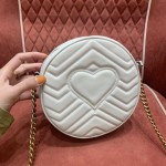 GUCCI marmont round cake full skin black #550154