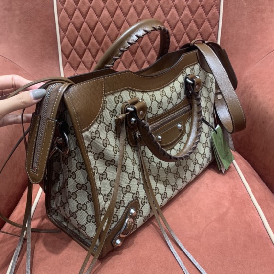 GUCCI The Hacker Project motorcycle bag G7 x Balenciagα joint model #681695