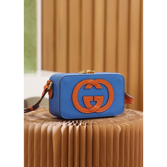 GUCCI box bag high-level color contrast design #658230