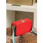 GUCCI box bag high-level color contrast design #658230